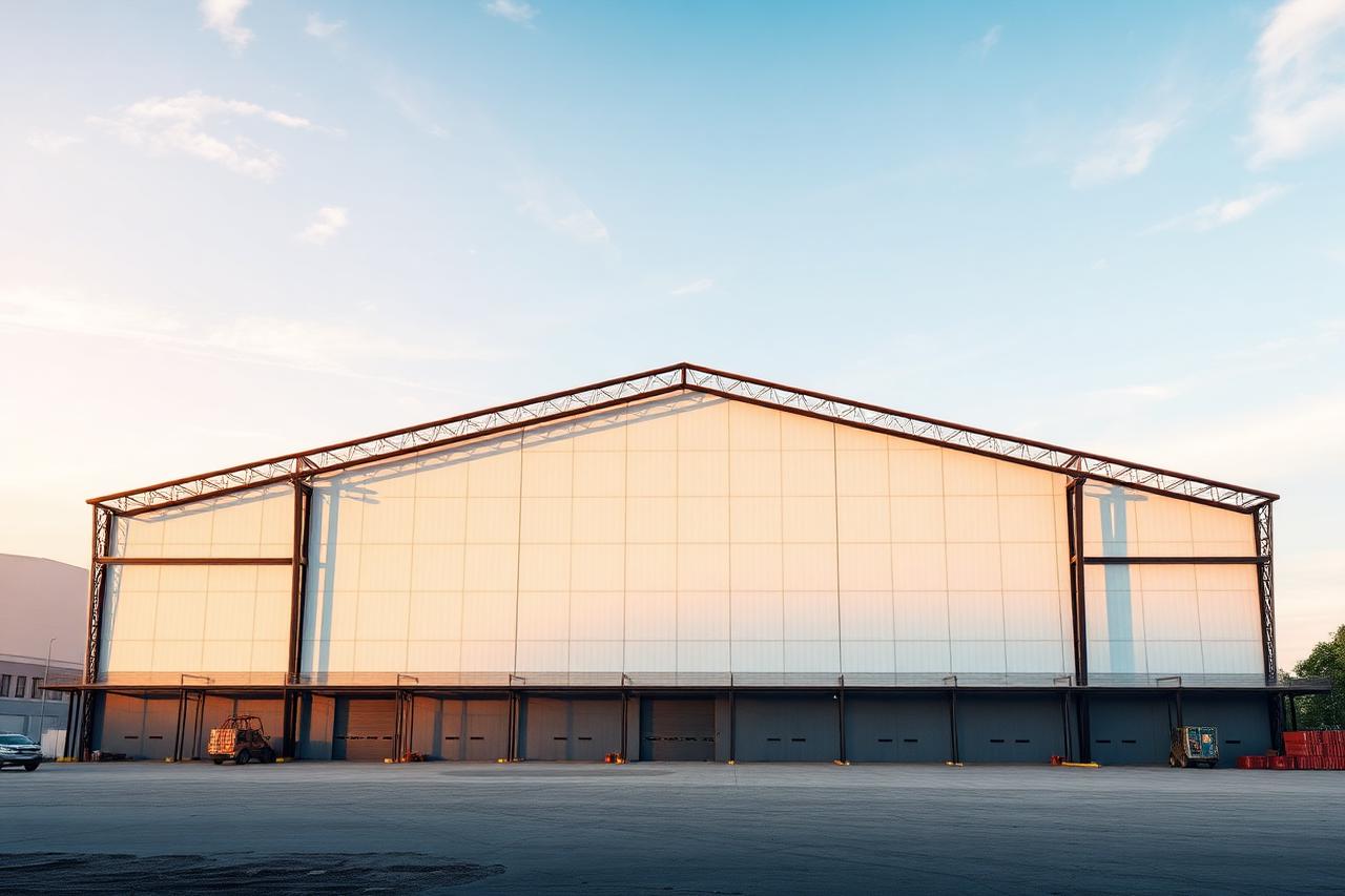 Construção industrial — serviço da Fliter Construtora